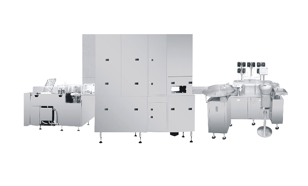 DFX300抗生素瓶洗烘灌塞聯(lián)動線